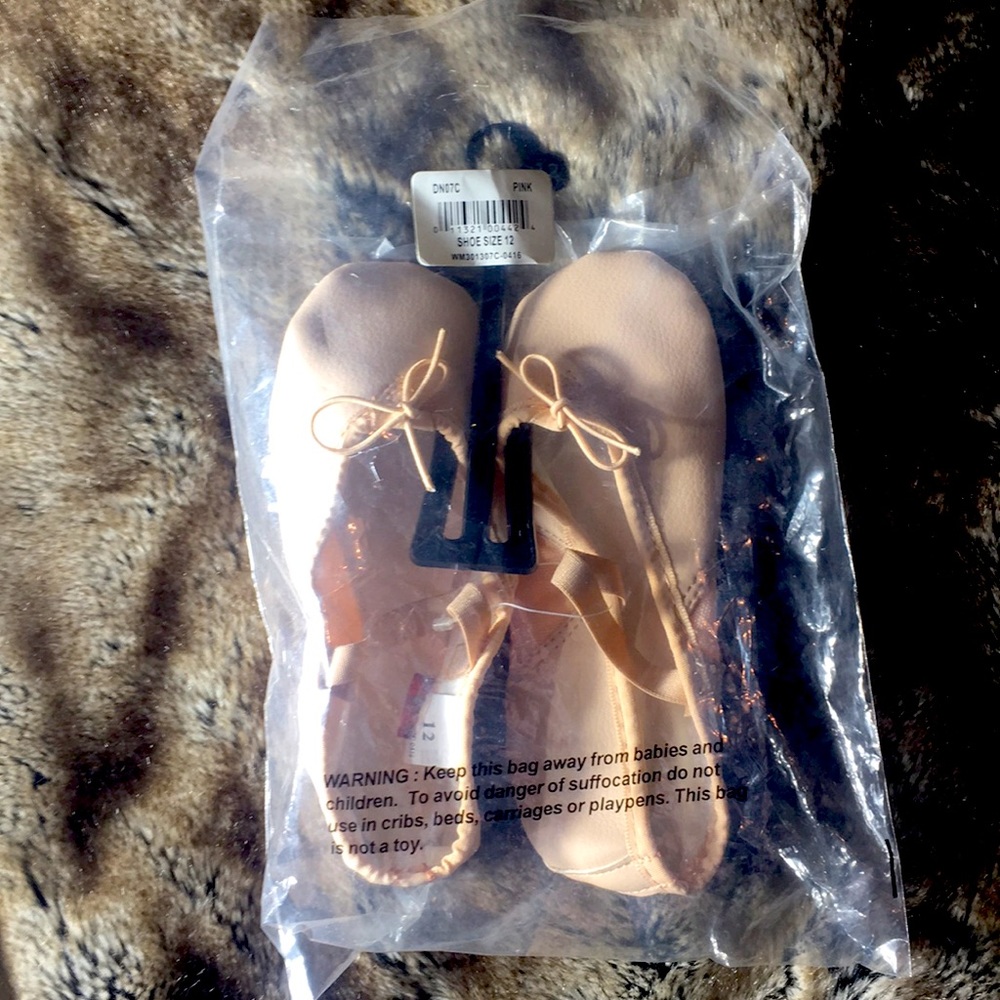 Girls Ballet Slippers - Size 12